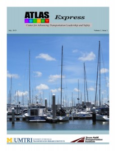 ATLAS Express July Cover - Pier- Blue
