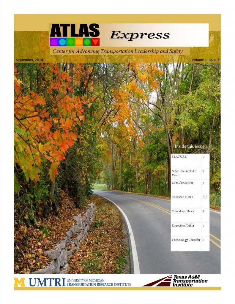 ATLAS Express September Cover Page